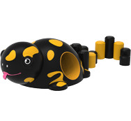 Salamander with tube photo