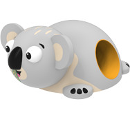 Koala with tube photo