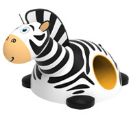Zebra with tube photo