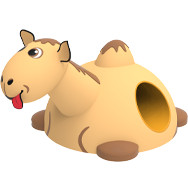 Camel with tube photo