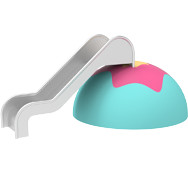 Hill L with slide photo