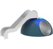 Hill L with slide & tube photo